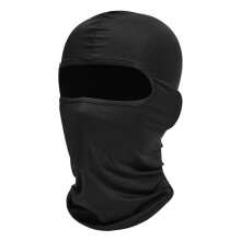 Masque Intégral Anti-UV Respirant pour le Cou, Cache-Cou, Chauffe-Cou, Coupe-Vent, Noir