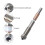 For QIDI Plus4 Bimetal Nozzle Quick Removal Ceramic Insulation Integration 0.4mm Nozzles HighTemperature Resistance 2