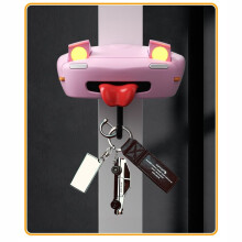 Auto Open Koplamp Sleutelhanger met Licht Sleutelhanger Creatives Muurbevestiging Sleutelhaak voor Hal Entree Wit