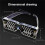 Light  Glasses Soldering Practice Kit Sound Activated LED Eyeglasses DIY Electronics Kit for School Learning Project,B 10