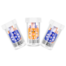 3 Stuks Waterstofperoxide Contactlensdoosjes, Reisformaat Contactlensdoosjes, Draagbare Geventileerde Tonvormige Oogcontactdoosjes