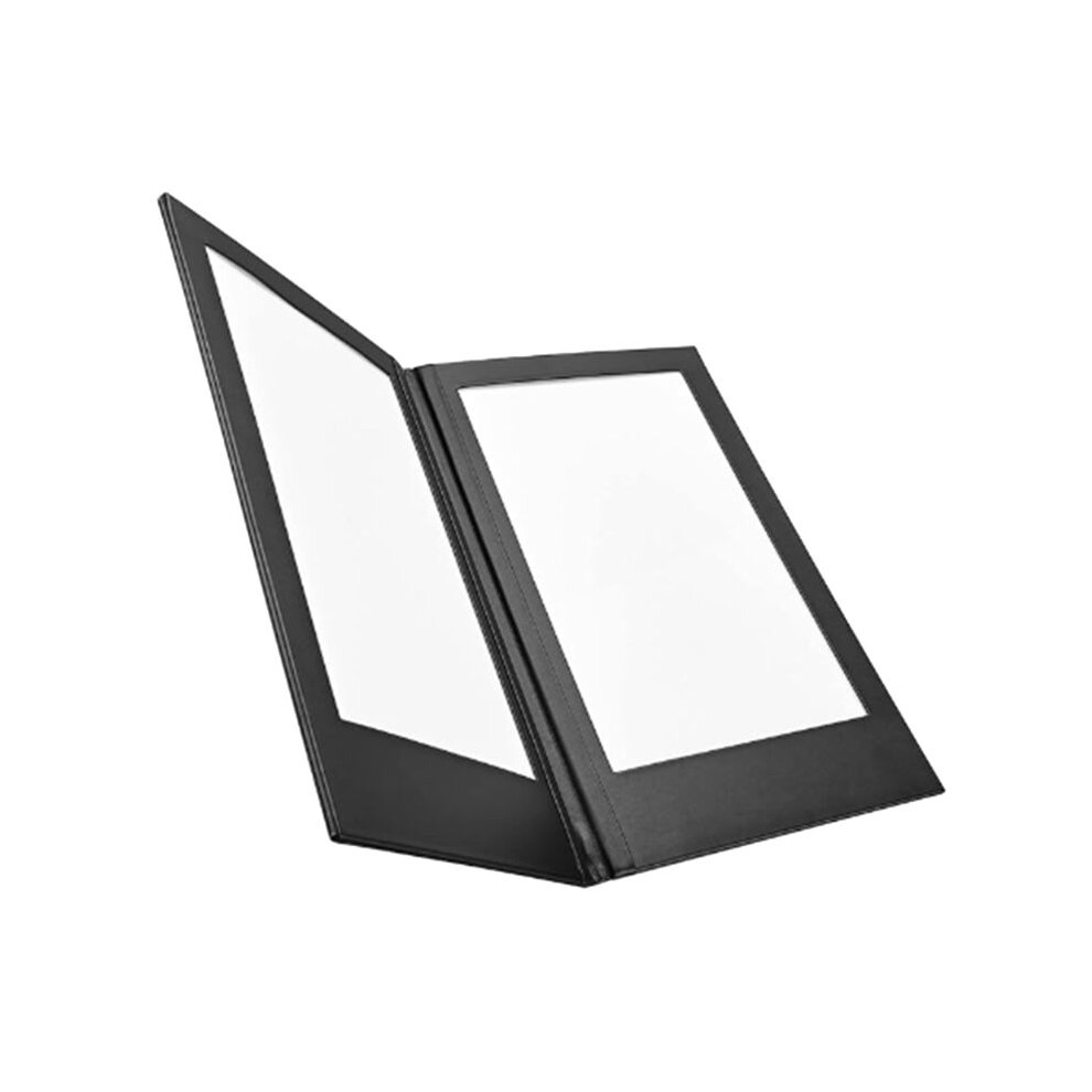 Rechargeable Led Menu Book Pu Leather Display Book Night Club Restaurants Beer Bar Shop Cafe Two Pages Light