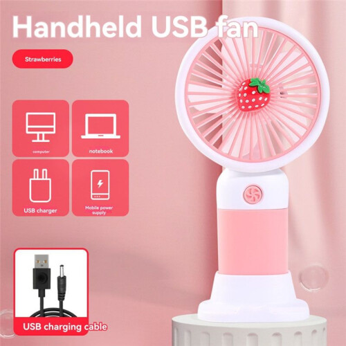 USB Handheld Fan Multi-Functional Desktop with Stand Eectric Fan Students Outdoor Portable Portable Small Fan A 1