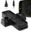 Konsolen-Lüfter mit Dual-Dock-Ständer, Kühllüfter, Wärmeableitungszubehör für  360-Gamecontroller 2
