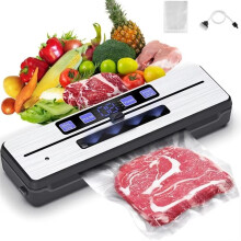 Máquina Selladora Al Vacío, Selladora de Alimentos Profesional, Sistema de Conservación de Alimentos, Enchufe UE.