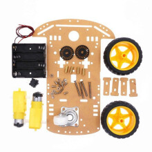 Zestaw DIY 2WD Robot Car Chassis Kits z Enkoderem Prędkości DIY Education Robot Car Kit