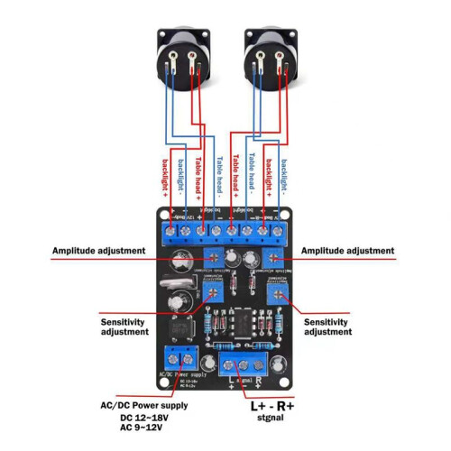 Módulo de Placa Controladora de Medidor de Nivel de para  VU, 12-18 V CC 1