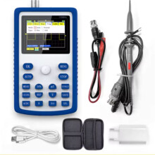 1C15 Handheld Oscilloscope Digital Sampling Rate 500MS/S Analog Bandwidth 110MHz Support Waveform Storage EU PLUG