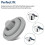 2-Pack W6093109502 Tryckindikatorstiftpackning, Ersättning för  Perfect  Tryckkokare 5