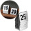 25PCS Restaurant Bar Place Table  Tabletop Number Sign Stackable Table Number Cards Double-Side Black Number 2