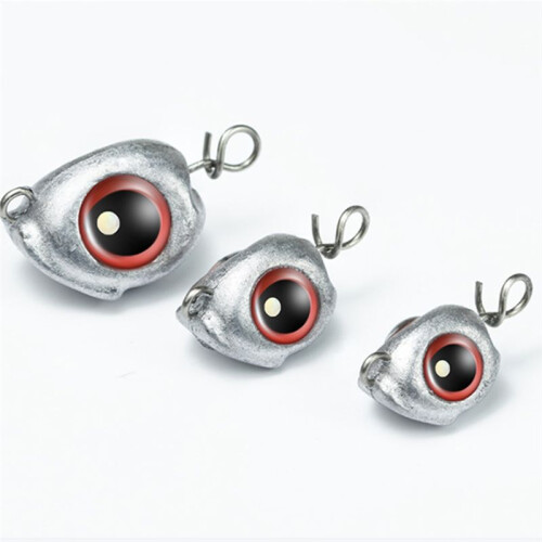10pcs Swing Jig  Sinker Weights for Soft Lure Fishing Easy Hook Combo, Aggravated Design 10g 2