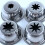 Solid Hollow Stainless Steel Churrera Churro Nozzle Mold for Churros Machine 5 Molds/ Set 53mm Out Diameter 3