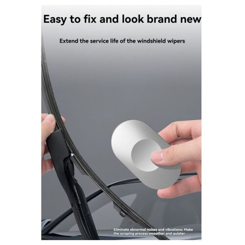 Car Windshield Wiper Refurbish Restorer Cutter Repair Tool Wiper Sharpener Silver 2