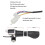 Twist Grip Throttle with LCD Display (Power Indicator) & Key Lock for E-Bikes/Scooters/Motorcycles 48V 7
