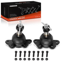Front Upper Ball Joint Set for Chevy GMC Tahoe Yukon Suburban, Durable Steel, OEM Fit