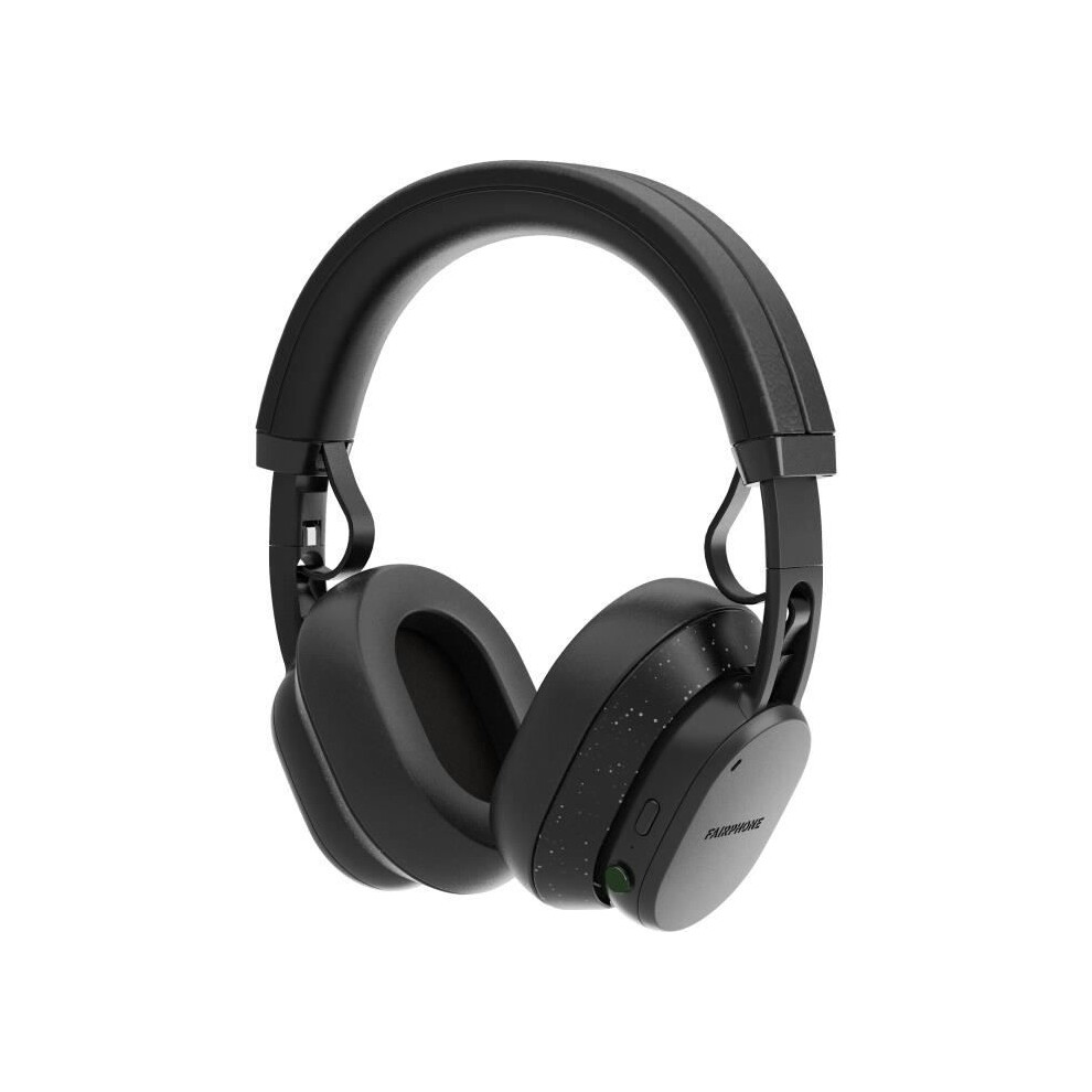 Fairphone Fairbuds Xl Durable Wireless Noise Cancelling Headphones, Up To 30 Hours Battery Life, Anc Hybrid, Usb-C, Auhead-1Zw-Ww1 Black