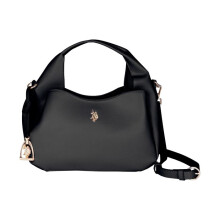 US Polo Assn Kleine Handtasche mit Doppelgriff - Schwarz - Schwarz