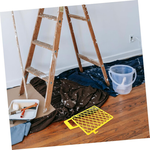 Paint Tray Grid with Durable Plastic Screen for Even Paint Distribution and Roller Painting Projects 2