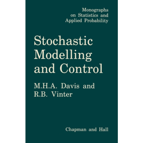 Stochastic Modelling and Control by Mark Davis Paperback Book