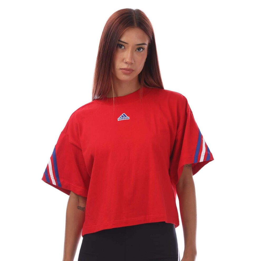 Adidas Womens/Ladies Future Icons 3 Stripes T-Shirt
