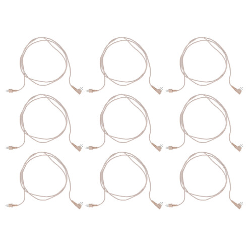 Replacement Cord for Hearing Aids Featuring Signal Stability and Electromagnetic Interference Shield, Audio Receiver Cable with Rounded Feel for 2