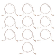Replacement Cord for Hearing Aids Featuring Signal Stability and Electromagnetic Interference Shield, Audio Receiver Cable with Rounded Feel for