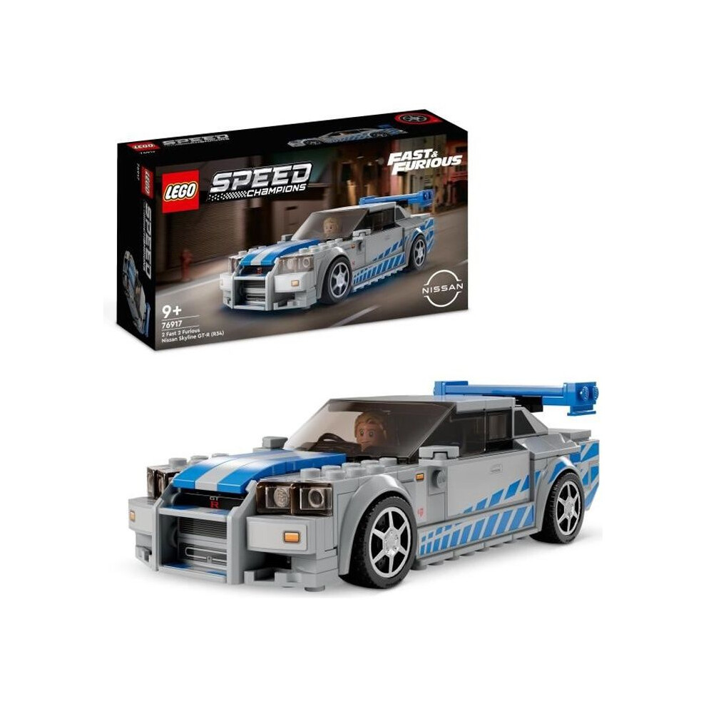 Lego Speed Champions 2 Fast 2 Furious Nissan Skyline Gt-R (R34) Set 76917 - Building Set - Image 10
