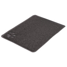 Trixie Cat Litter Tray Mat, 37 × 45 Cm, Anthracite - Matcm -  litter cat tray mat trixie 37 45 cm anthracite