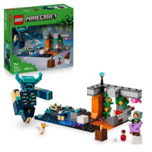LEGO Minecraft 21274 Das Treffen mit dem Warden - Sammlerspielzeug für Jungen ab 7 Jahren