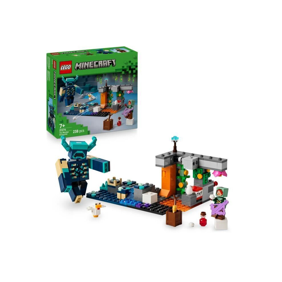 Lego Minecraft The Warden Encounter Toy Set 21274 - Image 11