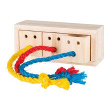 Wooden Snack Cube, 16 × 6 × 7cm - Cube Toy Rabbit 62815 Trixie Wood Rat - snack cube toy rabbit 62815 trixie wood rat intelligence interactive fill