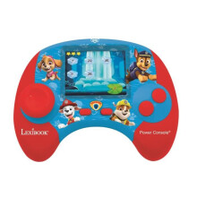 JCG100PAi1, Paw Patrol Power Educational bilingual game console with 100 activities in English/French, Blue/red