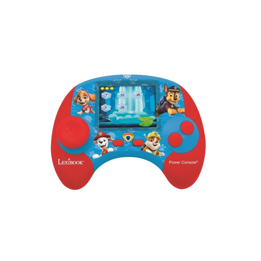 Lexibook Jcg100pai1, Paw Patrol Power Educational Bilingual Game Console With 100 Activities In English/French, Blue/Red