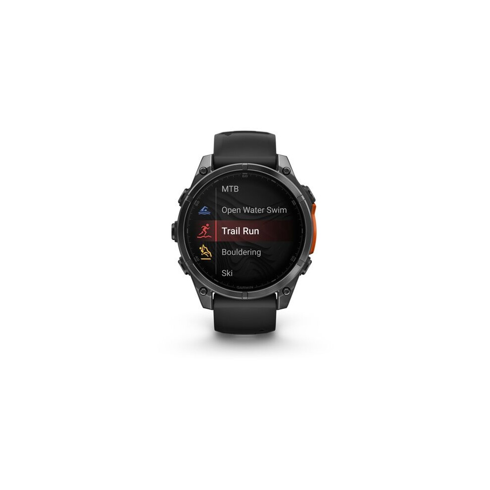 Garmin Fenix 8 3.56 Cm (1.4") Amoled 47 Mm Digital 454 X 454 Pixels Touchscreen Wi-Fi Gps (Satellite) Black