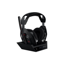 Astro A50 LIGHTSPEED Wireless Gaming Headset + Base Station (Gen 5), PRO-G GRAPHENE, 3-System Switching, USB-C to Xbox, PS5, PC/Mac or Nintendo Switch