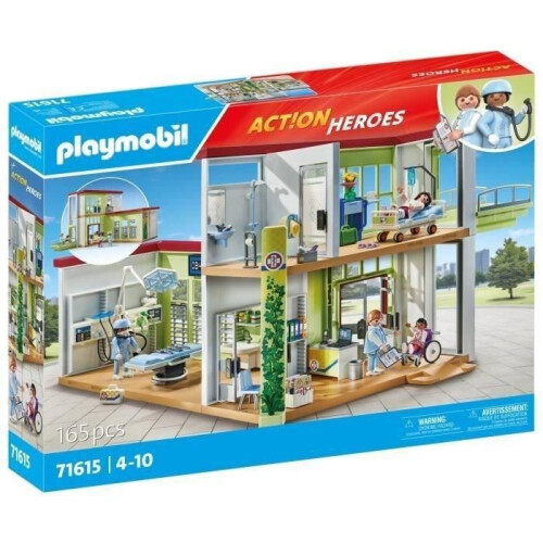 PLAYMOBIL 71615 Action Heroes: Modern Hospital