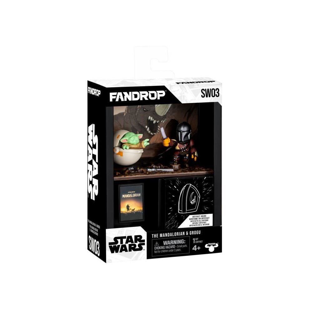 Fandrop Star Wars Figure - Mandalorian And Grogu - Board Game