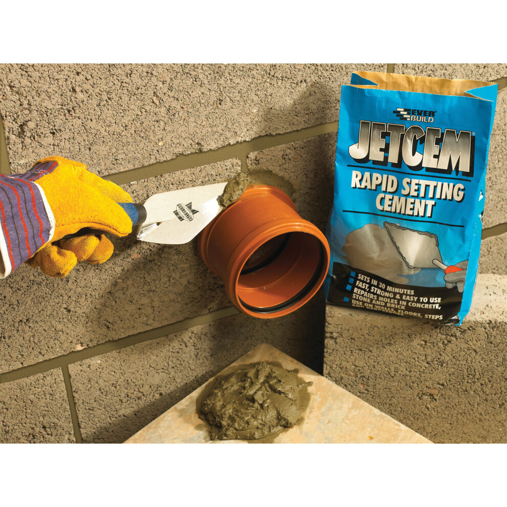 Everbuild Jetcem Rapid Set Cement 12Kg (2 X 6Kg Pack)