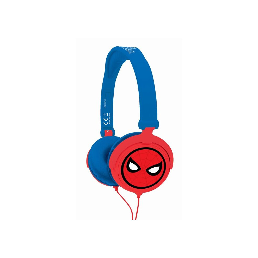 Lexibook Hp010sp Spide-Man Foldable Stereo Kid's Headphone With Volume Limiter 3380743022123