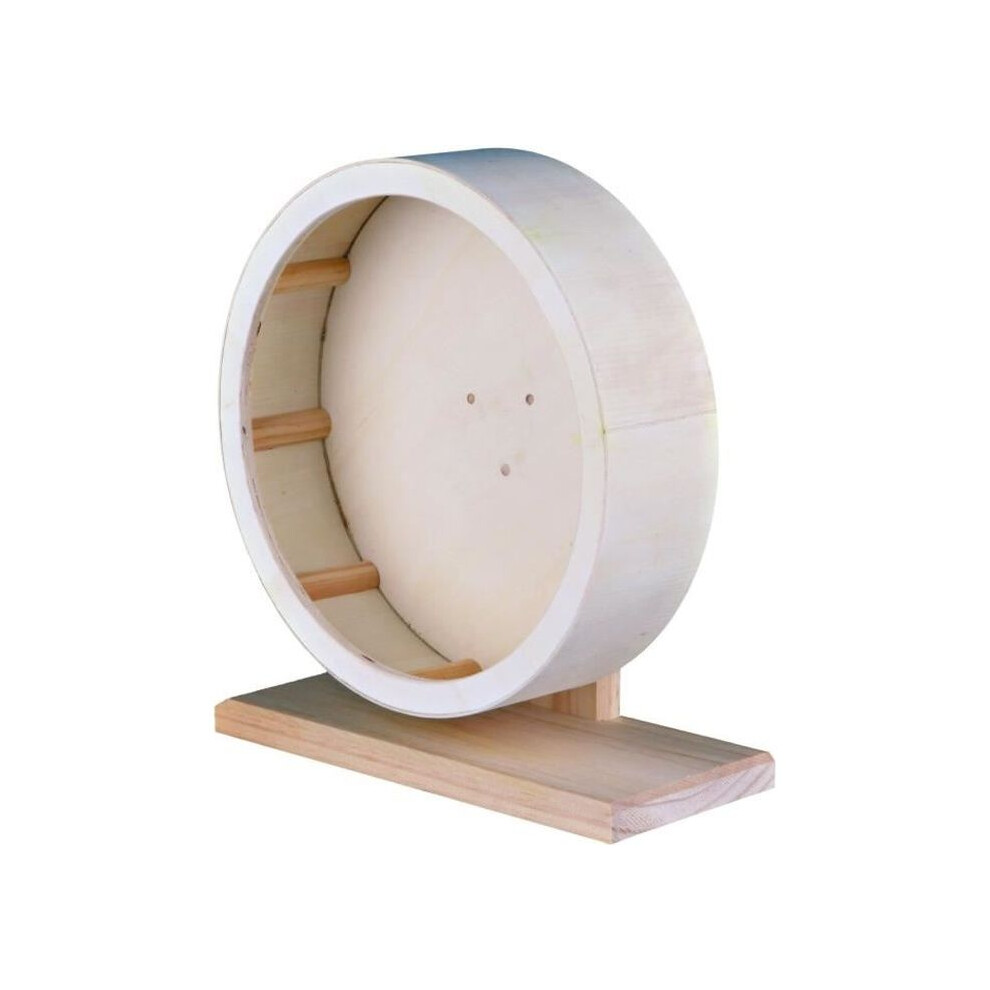 Trixie Wooden Wheel, 22Cm - Wheel Exercise Mice - Wheel Wooden Exercise Mice