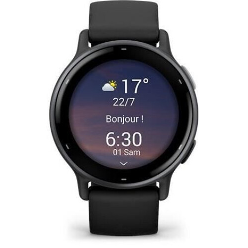 Garmin Relógio conectado - GARMIN - Vivoactive 5 - Pulseira de silicone preta