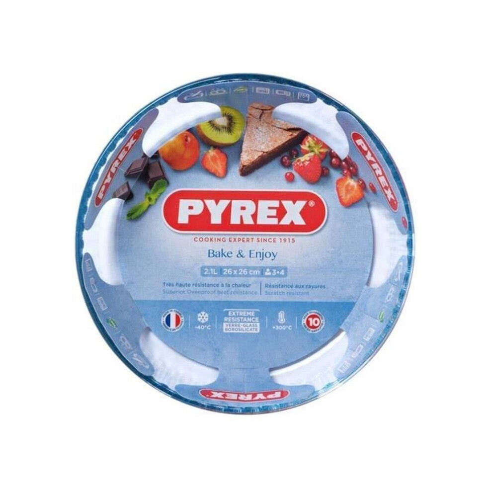 Pyrex Fluted Flan Dish, 26cm