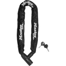 Corrente para cadeado de bicicleta - MASTER LOCK - 90 cm de comprimento - Aço endurecido resistente a corte e serragem