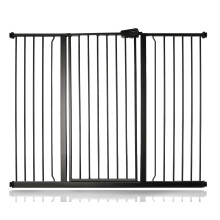 (Matt Black, 133.2cm - 140.8cm) Safetots Extra Tall Pressure Fit Gate