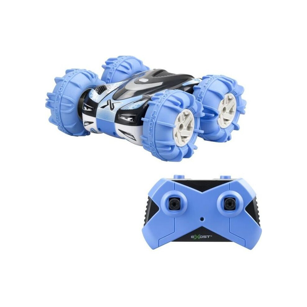 Exost 20268 Remote Control Off-Road Car 360 Aquacross 2.4 Ghz Rechargeable Battery Ride On The Floor And Floats In Water Toy For Children