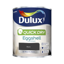 Dulux - Quick Dry EGGSHELL 750ml - Black