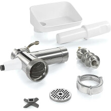 Meat grinder accessory - BOSCH - MUZS2FWW - White - Satin steel