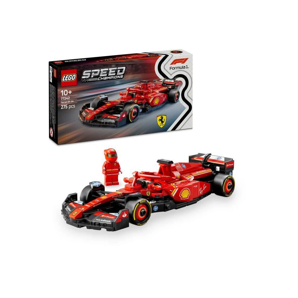 LEGO Speed Champions Ferrari SF-24 F1 Race Car Driver Set 77242 - Image 31