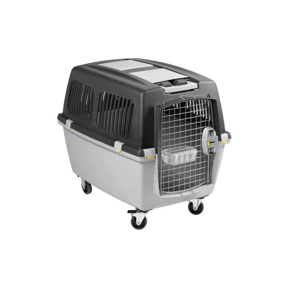 New Kerbl Pet Carrier Gulliver 5 Transport Carrier Plastic Light/Dark/Grey 97450
