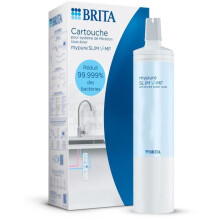 BRITA Water Filtration System - MyPure Slim - Replacement Cartridge - Up to 1 year of filtered water